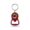 NBA Miami Heat Metal Keychain - Beverage Bottle Opener With Key Ring - Pocket Size By Rico Industries