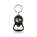 NHL Chicago Blackhawks Metal Keychain - Beverage Bottle Opener With Key Ring - Pocket Size By Rico Industries
