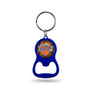 NBA New York Knicks Metal Keychain - Beverage Bottle Opener With Key Ring - Pocket Size By Rico Industries