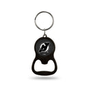 NHL New Jersey Devils Metal Keychain - Beverage Bottle Opener With Key Ring - Pocket Size By Rico Industries