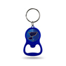 NHL St. Louis Blues Metal Keychain - Beverage Bottle Opener With Key Ring - Pocket Size By Rico Industries