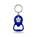 NHL Toronto Maple Leafs Metal Keychain - Beverage Bottle Opener With Key Ring - Pocket Size By Rico Industries