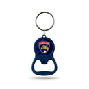 Panthers - Fl Colored Bottle Opener Keychain - Navy