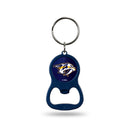 Predators Colored Bottle Opener Keychain - Navy