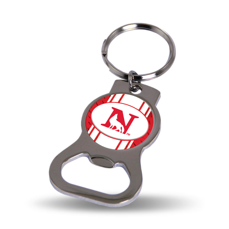 NCAA Newberry   Wolves Metal Keychain - Beverage Bottle Opener With Key Ring - Pocket Size By Rico Industries