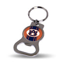 NCAA Auburn Tigers Metal Keychain - Beverage Bottle Opener With Key Ring - Pocket Size By Rico Industries
