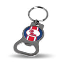 NCAA Mississippi Rebels Metal Keychain - Beverage Bottle Opener With Key Ring - Pocket Size By Rico Industries