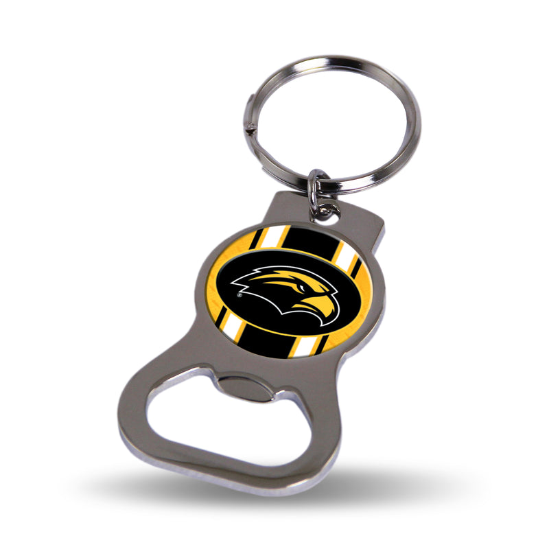 NCAA Southern Mississippi Golden Eagles Metal Keychain - Beverage Bottle Opener With Key Ring - Pocket Size By Rico Industries