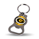 NCAA Grambling State Tigers Metal Keychain - Beverage Bottle Opener With Key Ring - Pocket Size By Rico Industries