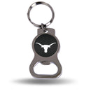 NCAA Texas Longhorns Metal Keychain - Beverage Bottle Opener With Key Ring - Pocket Size By Rico Industries