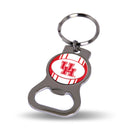 NCAA Houston Cougars Metal Keychain - Beverage Bottle Opener With Key Ring - Pocket Size By Rico Industries