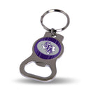 NCAA Stephen F. Austin Lumberjacks Metal Keychain - Beverage Bottle Opener With Key Ring - Pocket Size By Rico Industries