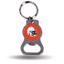 Cleveland Browns White Helmet Bottle Opener Keychain