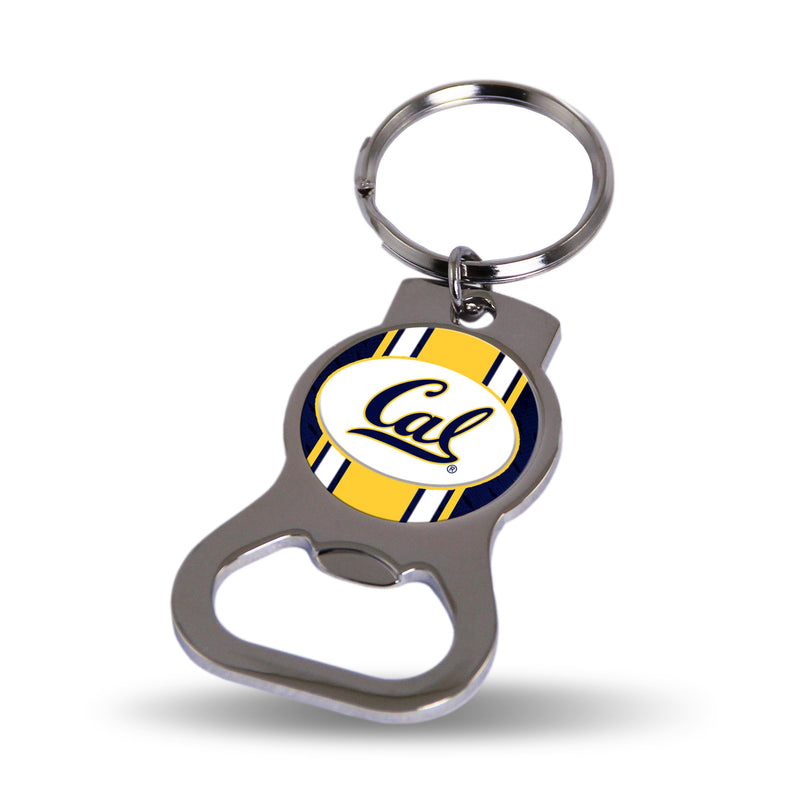 NCAA Cal Berkeley Golden Bears Metal Keychain - Beverage Bottle Opener With Key Ring - Pocket Size By Rico Industries