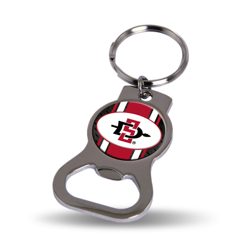 NCAA San Diego State Aztecs Metal Keychain - Beverage Bottle Opener With Key Ring - Pocket Size By Rico Industries