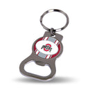 NCAA Ohio State Buckeyes Metal Keychain - Beverage Bottle Opener With Key Ring - Pocket Size By Rico Industries