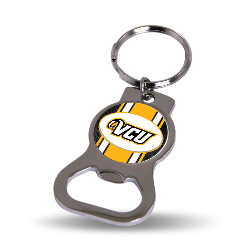 NCAA Virginia Commonwealth Rams Metal Keychain - Beverage Bottle Opener With Key Ring - Pocket Size By Rico Industries