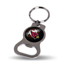 NFL Arizona Cardinals Metal Keychain - Beverage Bottle Opener With Key Ring - Pocket Size By Rico Industries