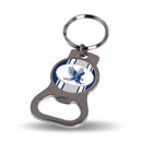NCAA Dickinson State Blue Hawks Metal Keychain - Beverage Bottle Opener With Key Ring - Pocket Size By Rico Industries