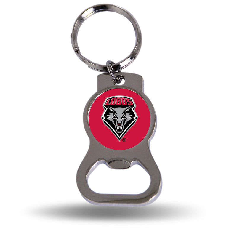 NCAA New Mexico Lobos Metal Keychain - Bottle Opener