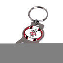 NCAA Wisconsin Badgers Metal Keychain - Beverage Bottle Opener With Key Ring - Pocket Size By Rico Industries