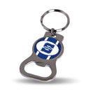 NCAA Wisconsin-Stout Blue Devils Metal Keychain - Beverage Bottle Opener With Key Ring - Pocket Size By Rico Industries