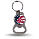 Washington State Cougars USA Bottle Opener Keychain