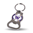 NCAA Washington Huskies Metal Keychain - Beverage Bottle Opener With Key Ring - Pocket Size By Rico Industries