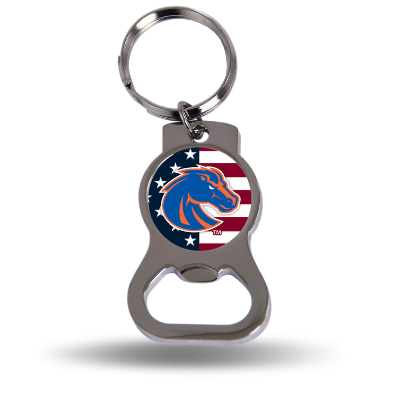 Boise State Broncos USA Bottle Opener Keychain