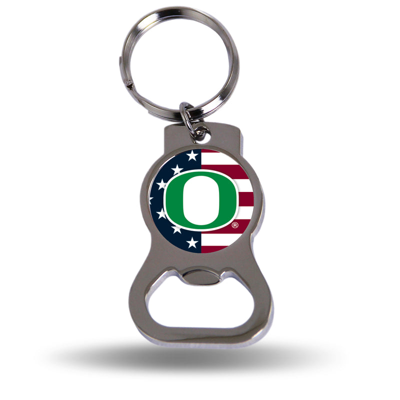 Oregon Ducks USA Bottle Opener Keychain