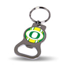 NCAA Oregon Ducks Metal Keychain - Beverage Bottle Opener With Key Ring - Pocket Size By Rico Industries