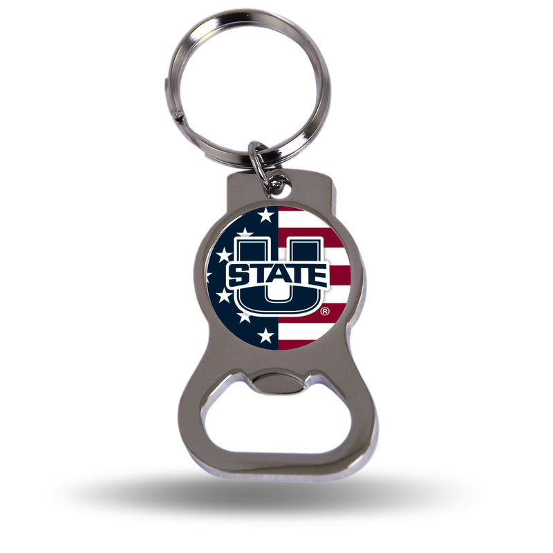 Utah State Aggies USA Bottle Opener Keychain