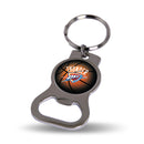 NBA Oklahoma City Thunder Metal Keychain - Beverage Bottle Opener With Key Ring - Pocket Size By Rico Industries