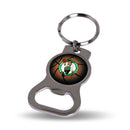 NBA Boston Celtics Metal Keychain - Beverage Bottle Opener With Key Ring - Pocket Size By Rico Industries