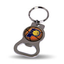 NBA Indiana Pacers Metal Keychain - Beverage Bottle Opener With Key Ring - Pocket Size By Rico Industries