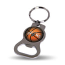 NBA San Antonio Spurs Metal Keychain - Beverage Bottle Opener With Key Ring - Pocket Size By Rico Industries