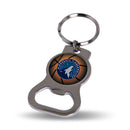 NBA Minnesota Timberwolves Metal Keychain - Beverage Bottle Opener With Key Ring - Pocket Size By Rico Industries