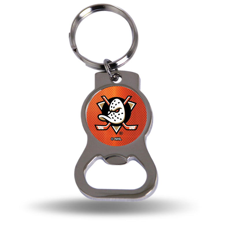 Anaheim Ducks Bottle Opener Keychain - Silver