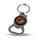 NBA Portland Trail Blazers Metal Keychain - Beverage Bottle Opener With Key Ring - Pocket Size By Rico Industries