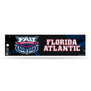 NCAA Florida Atlantic Owls 3" x 12" Car/Truck/Jeep Bumper Sticker By Rico Industries