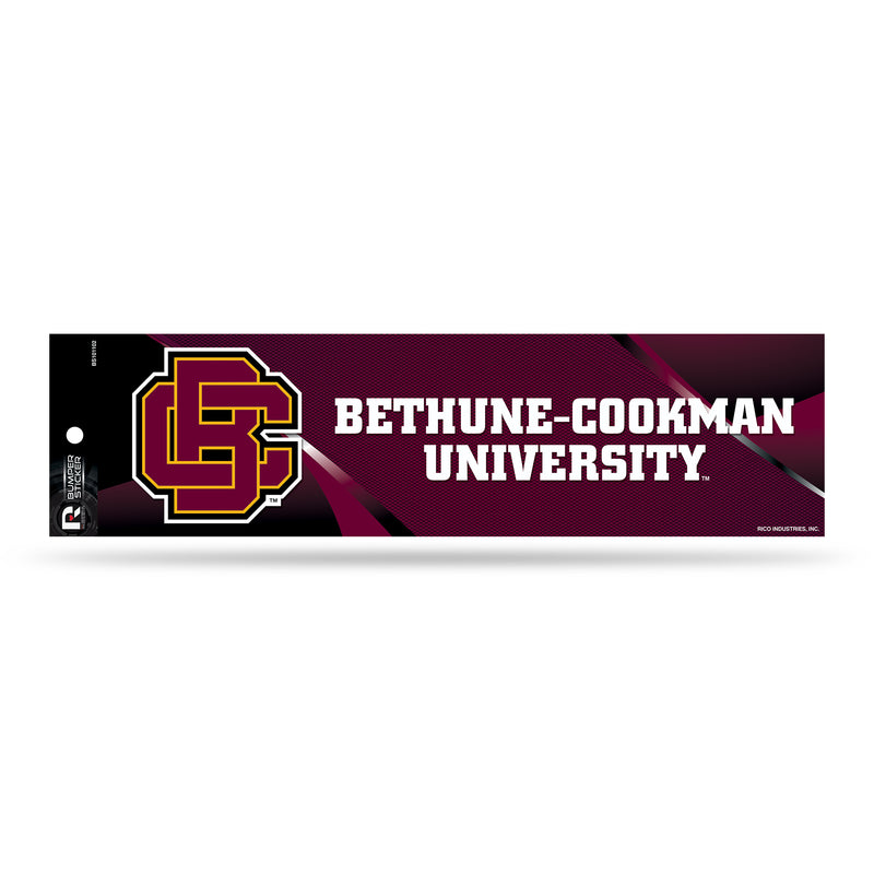 NCAA Bethune-Cookman Wildcats 3" x 12" Car/Truck/Jeep Bumper Sticker By Rico Industries