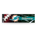 NFL Miami Dolphins 3" x 12" Car/Truck/Jeep Bumper Sticker By Rico Industries