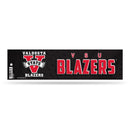NCAA Valdosta State Blazers 3" x 12" Car/Truck/Jeep Bumper Sticker By Rico Industries