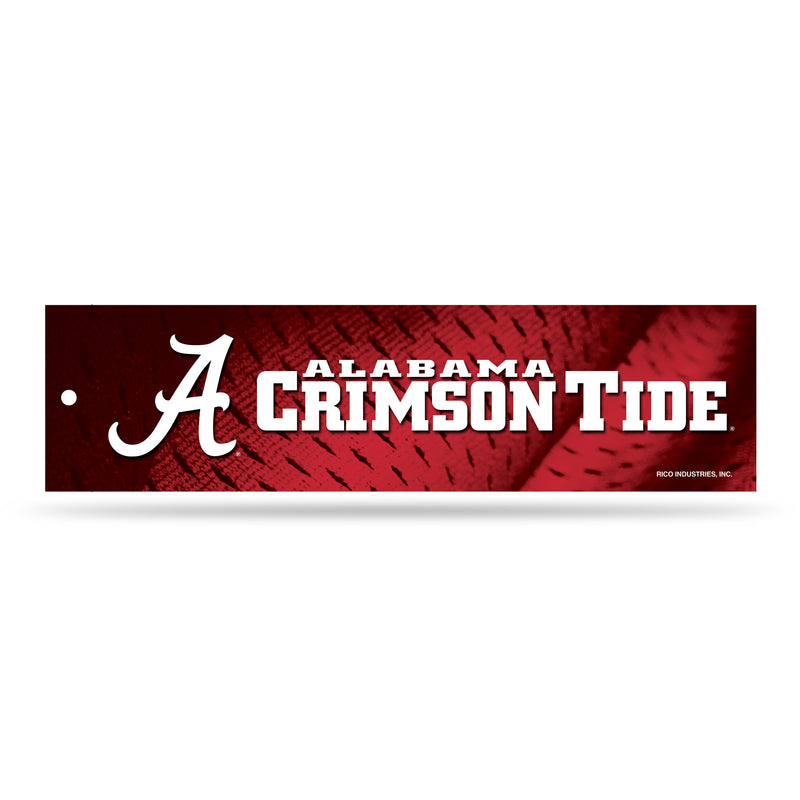 NCAA Alabama Crimson Tide 3" x 12" Car/Truck/Jeep Bumper Sticker By Rico Industries