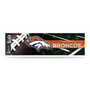 NFL Denver Broncos 3" x 12" Car/Truck/Jeep Bumper Sticker By Rico Industries