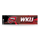 NCAA Western Kentucky Hilltoppers 3" x 12" Car/Truck/Jeep Bumper Sticker By Rico Industries