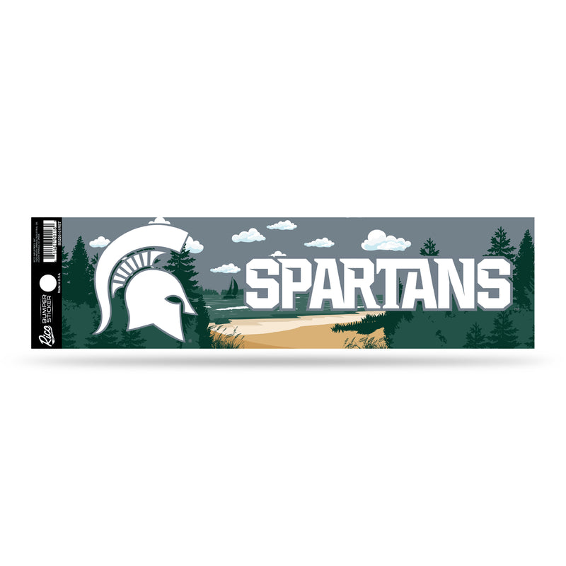 Michigan State Spartans Resort Design Bumper Sticker