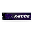 NCAA Kansas State Wildcats 3" x 12" Car/Truck/Jeep Bumper Sticker By Rico Industries