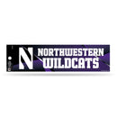 NCAA Northwestern Wildcats 3" x 12" Car/Truck/Jeep Bumper Sticker By Rico Industries