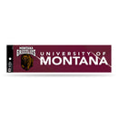 NCAA Montana Grizzlies 3" x 12" Car/Truck/Jeep Bumper Sticker By Rico Industries